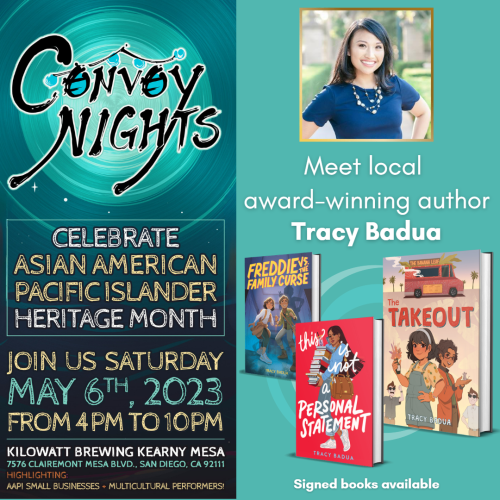 Convoy Nights – Meet Local Award-Winning Author Tracy Badua