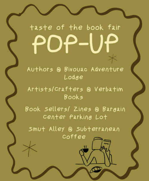 Verbatim Books: Taste of the Book Fair Pop-Up Verbatim Books: Taste of the Book Fair Pop-Up